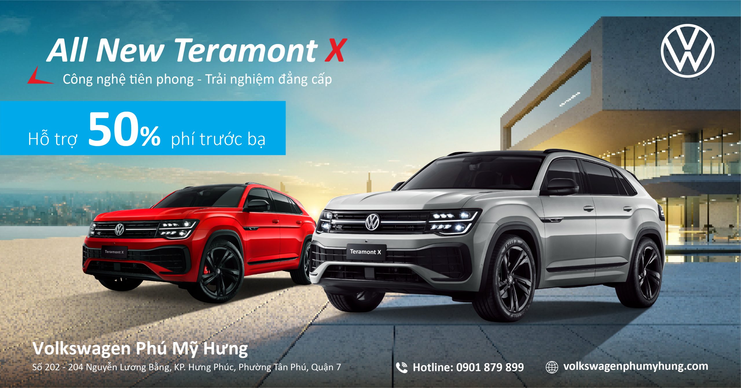 Ưu đãi 50% phí trước bạ dành cho Volkswagen Teramont X