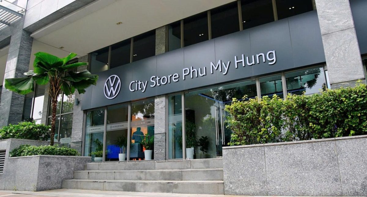 Showroom Volkswagen Phú Mỹ Hưng tại 202-204 Nguyễn Lương Bằng, Phường Tân Mỹ, TP. Hồ Chí Minh – đại lý chính hãng Volkswagen với đầy đủ các dòng xe, dịch vụ bảo dưỡng và sửa chữa.