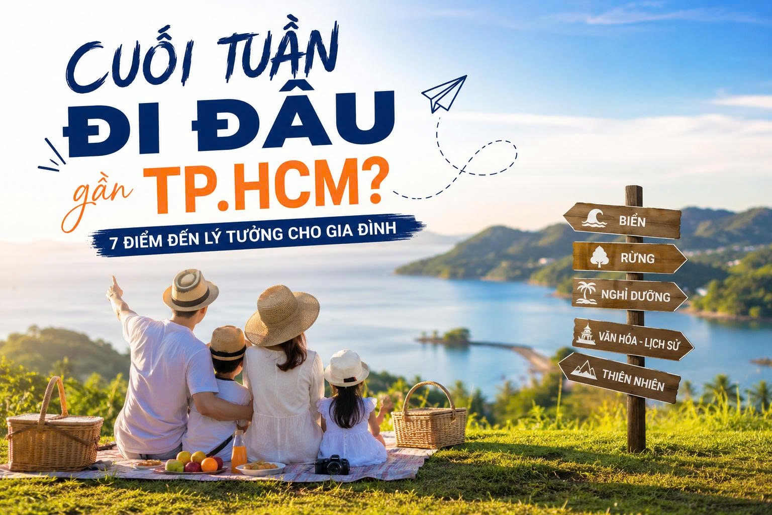 Cuối tuần đi đâu gần TP.HCM? 7 địa điểm du lịch bằng ô tô cho cả gia đình