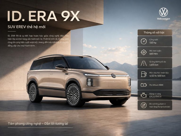 Volkswagen ID. ERA 9X có gì đặc biệt? Khám phá SUV EREV của kỷ nguyên mới