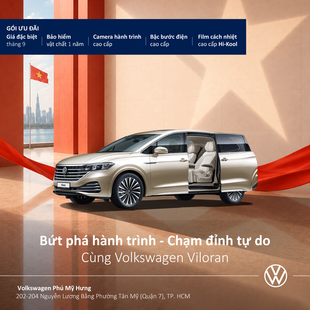 Volkswagen Viloran giá và ưu đãi tháng 9/2026